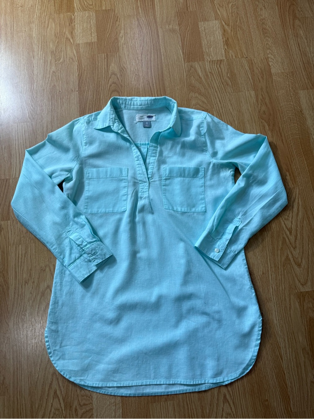 Old Navy Mint Green Tunic Women Shirt - Size XS